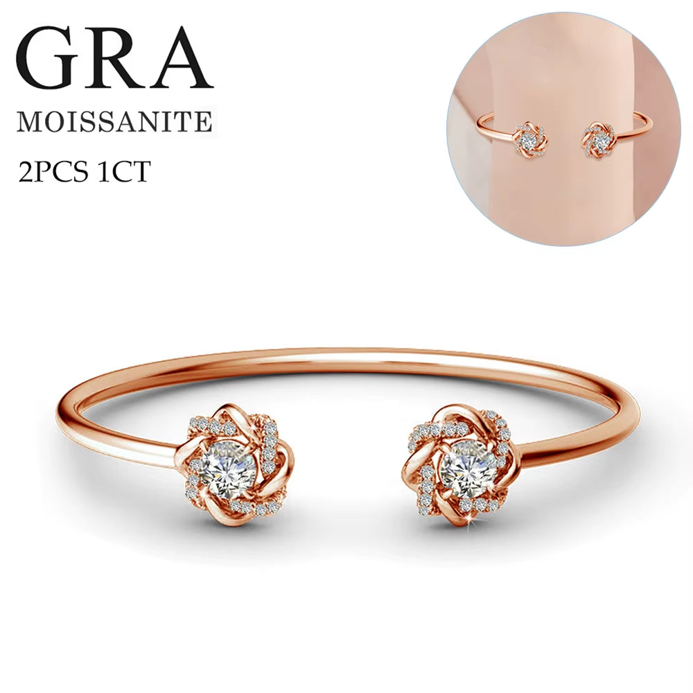 Moissanite Diamond Jewelry Set 
