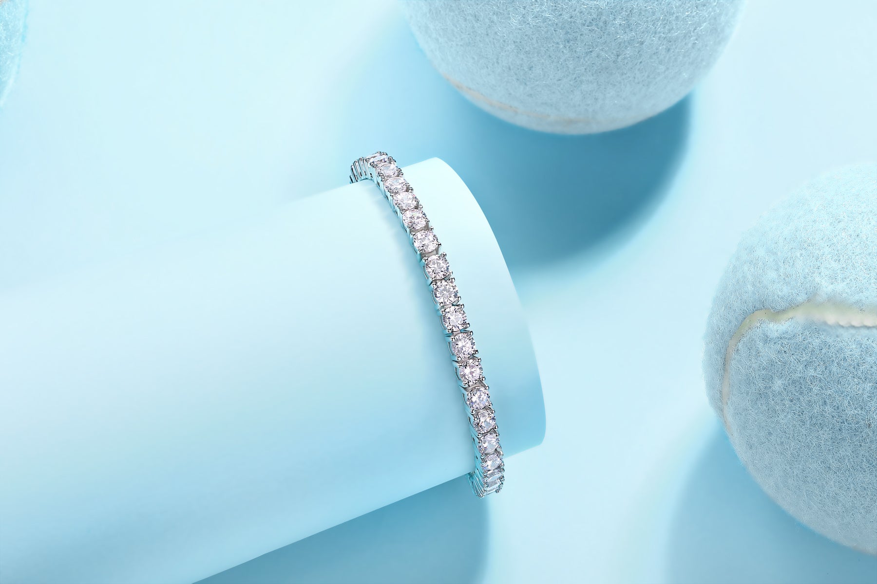 Celeste Moissanite Tennis Bracelet