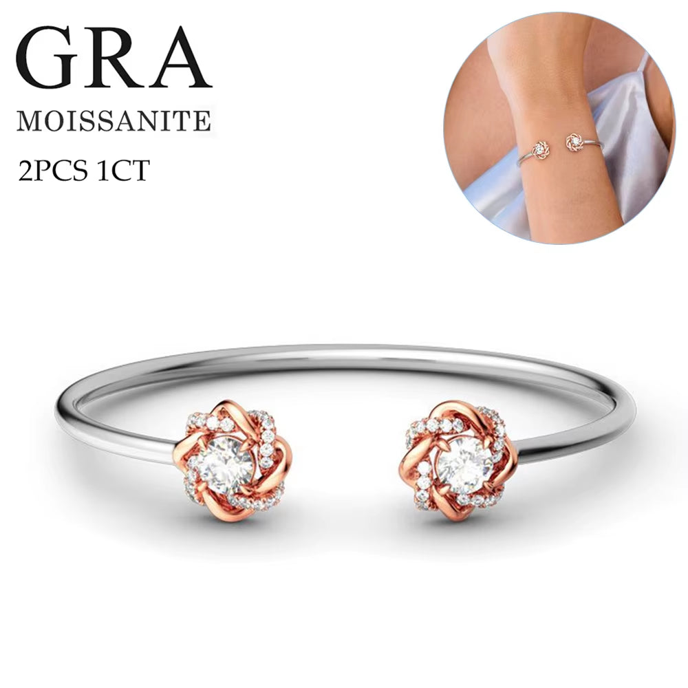 Moissanite Diamond Jewelry Set 