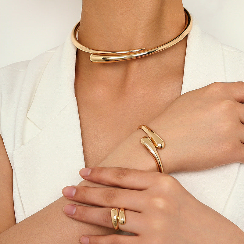 Heavy Metal Graceful Geometric Ring