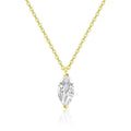 Solitaire Moissanite Pendant Necklace for Women in Pear, Oval, Marquise, and Emerald Cuts - S925 Silver Jewelry, Available in 1CT and 2CT