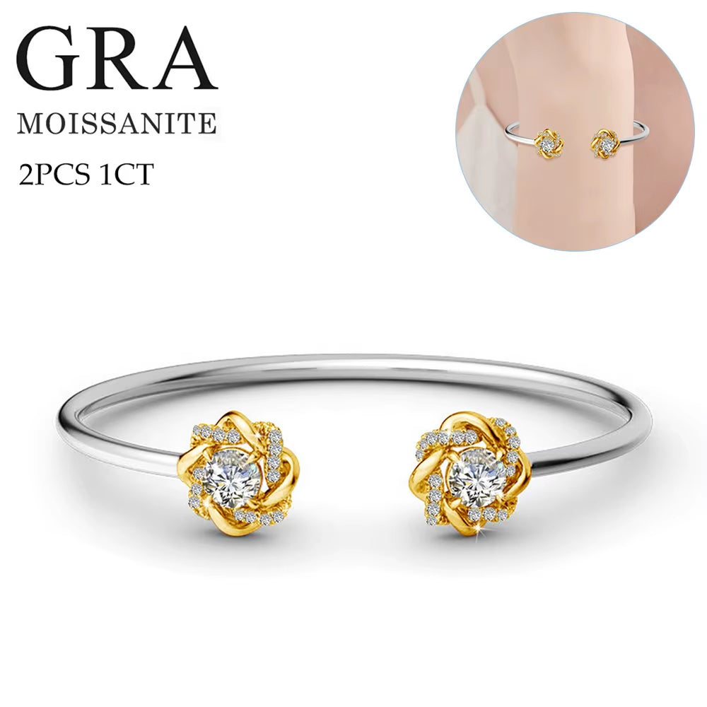 Moissanite Diamond Jewelry Set 