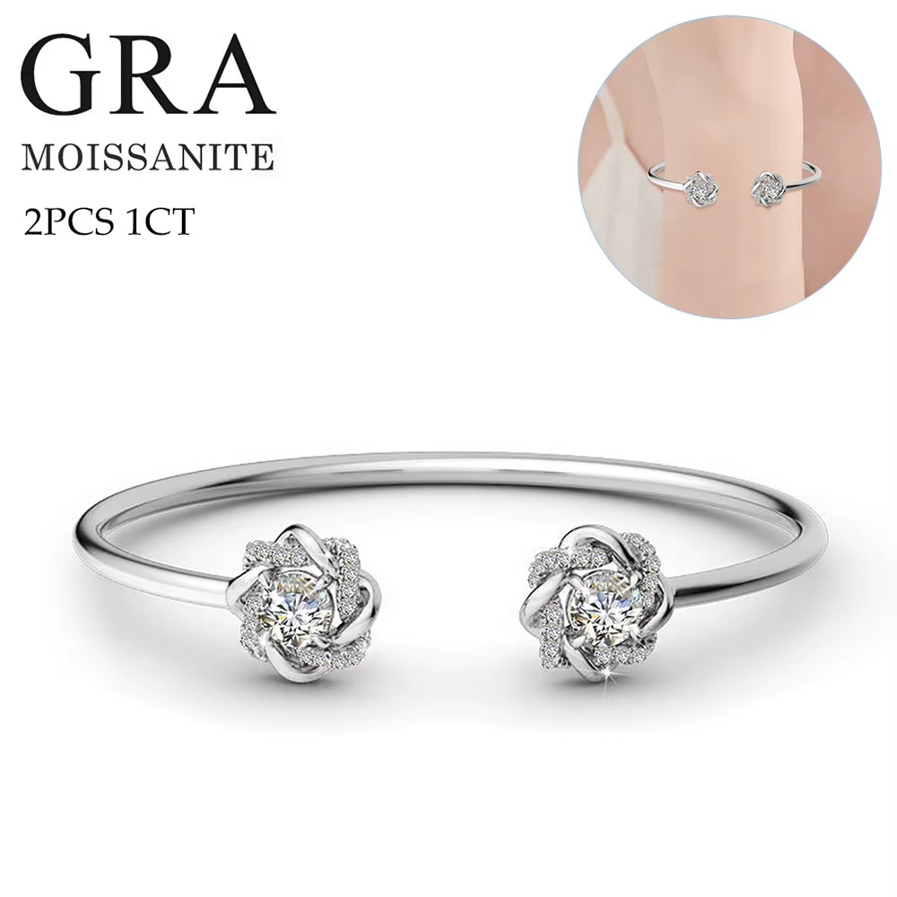 Moissanite Diamond Jewelry Set 