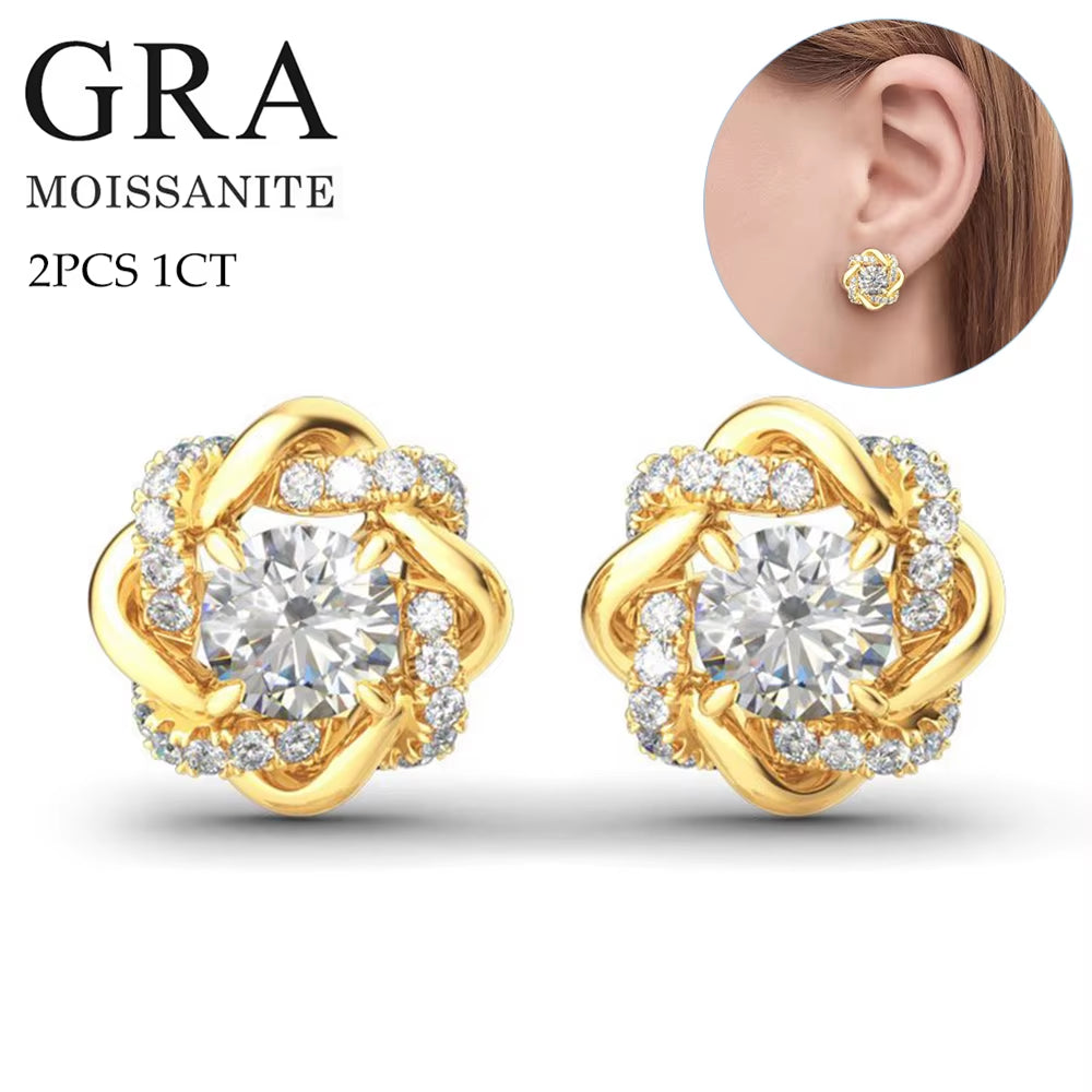 Moissanite Diamond Jewelry Set 