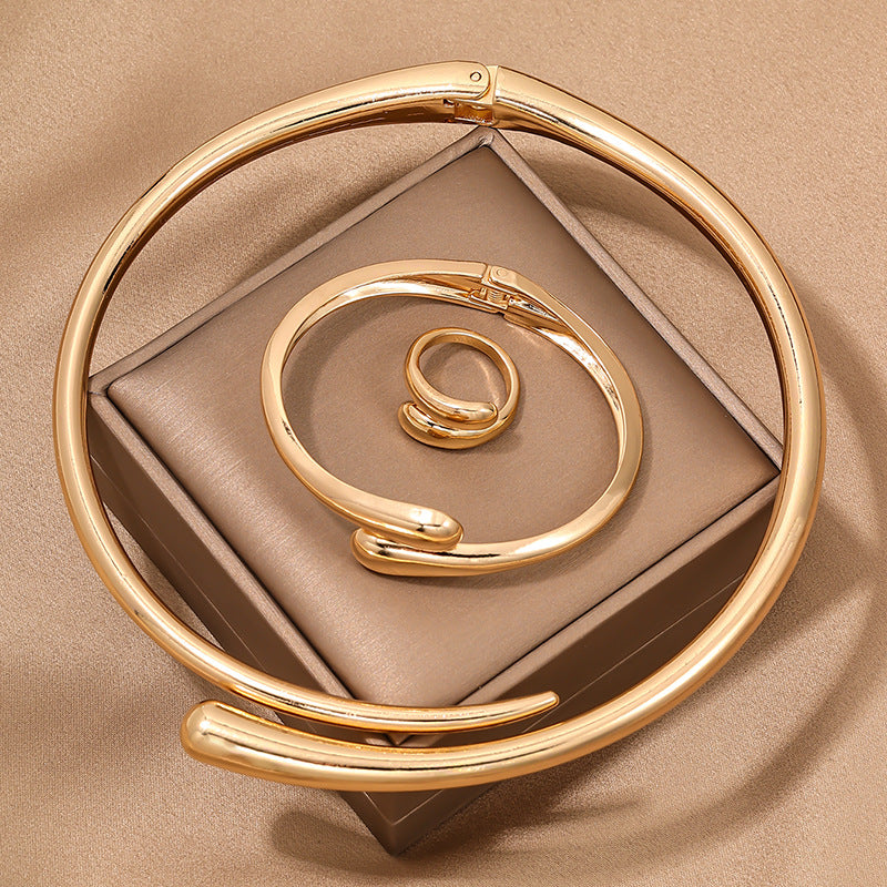 Heavy Metal Graceful Geometric Ring