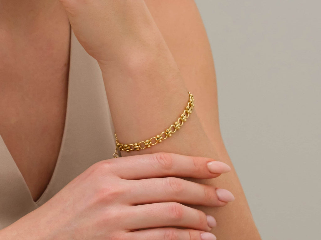 18k Gold filled Chain Bracelet for Women