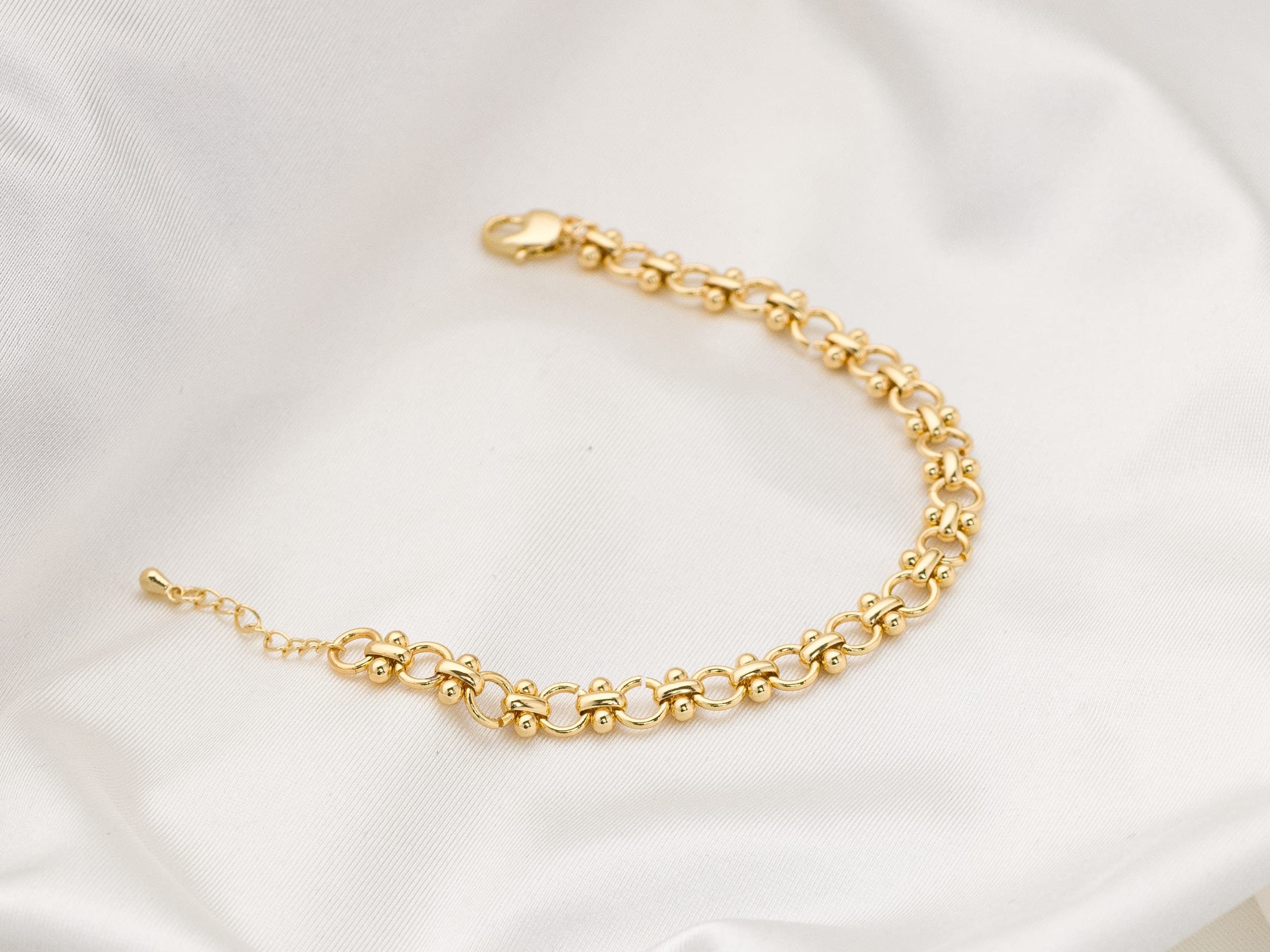 18k Gold filled Chain Bracelet for Women