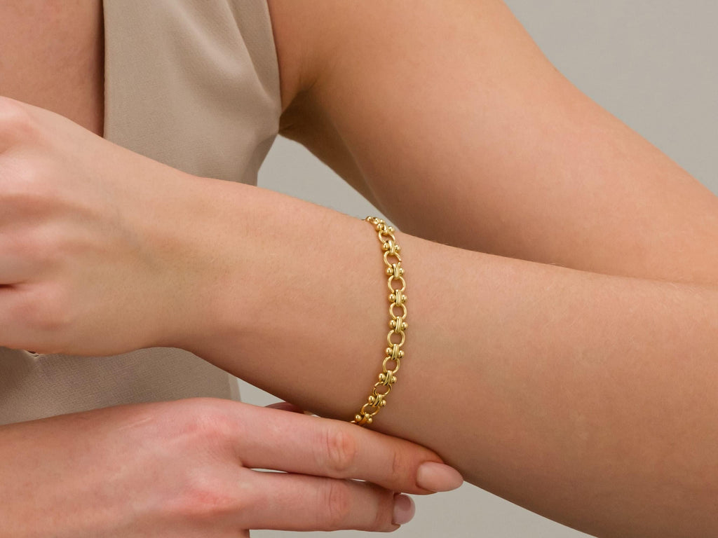 18k Gold filled Chain Bracelet for Women
