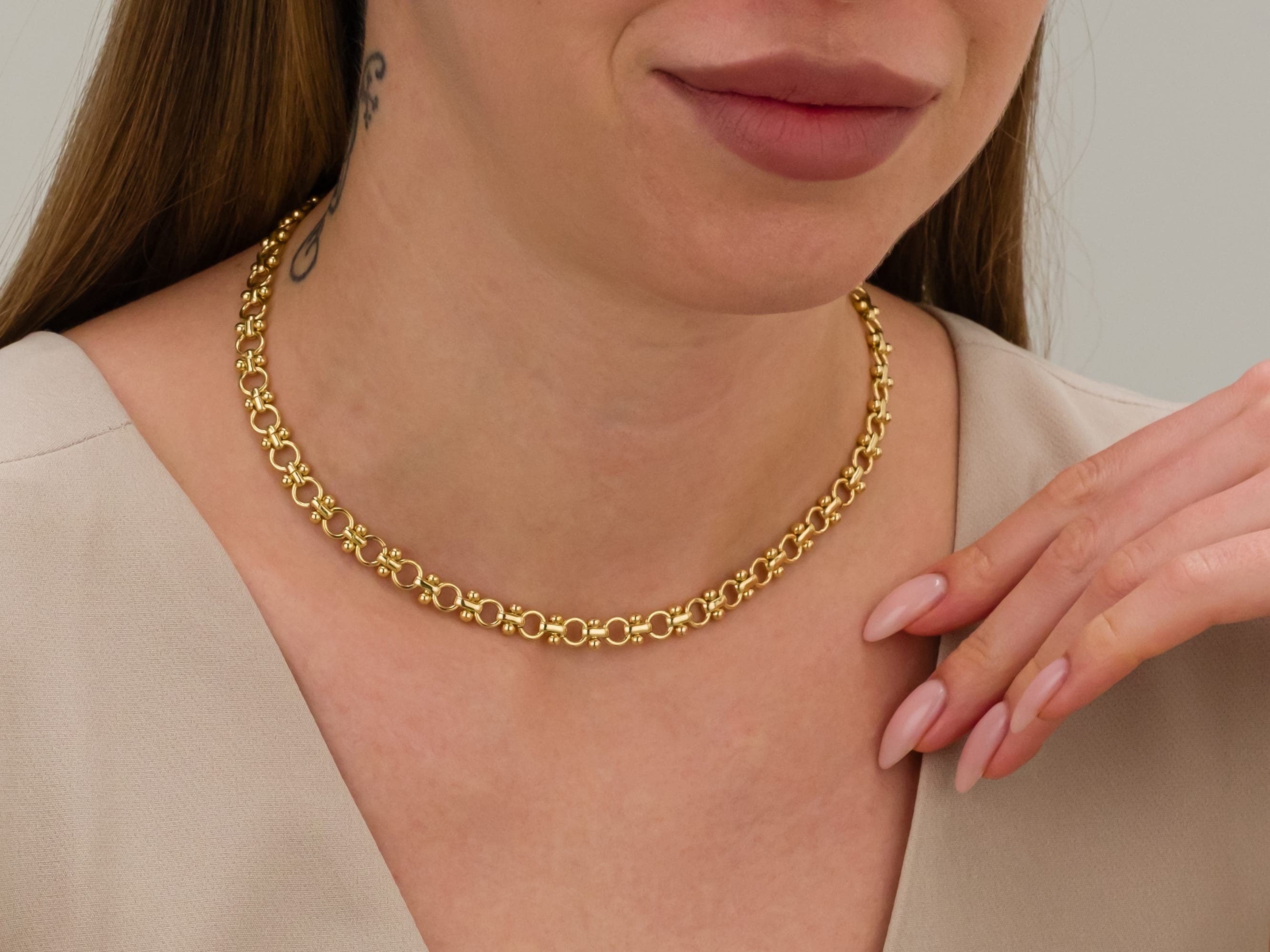 18k Gold filled Chain Bracelet for Women