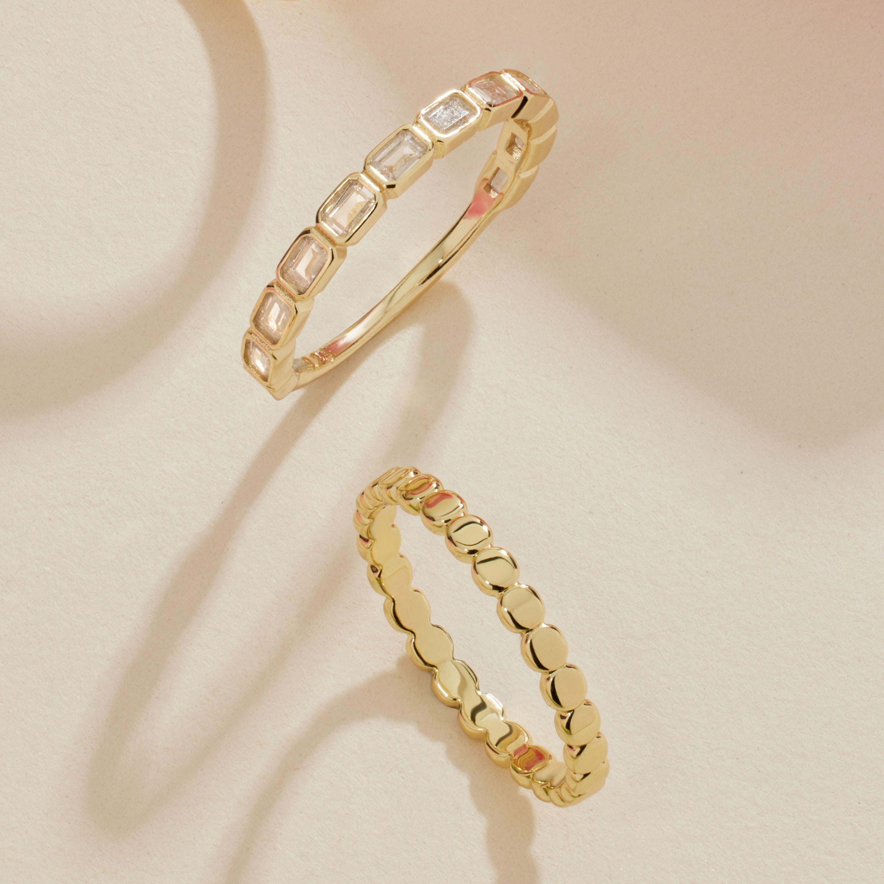 14K Gold Diamond Eternity Ring